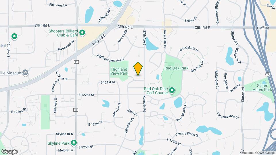 2520 Allen Dr Map and Location Details