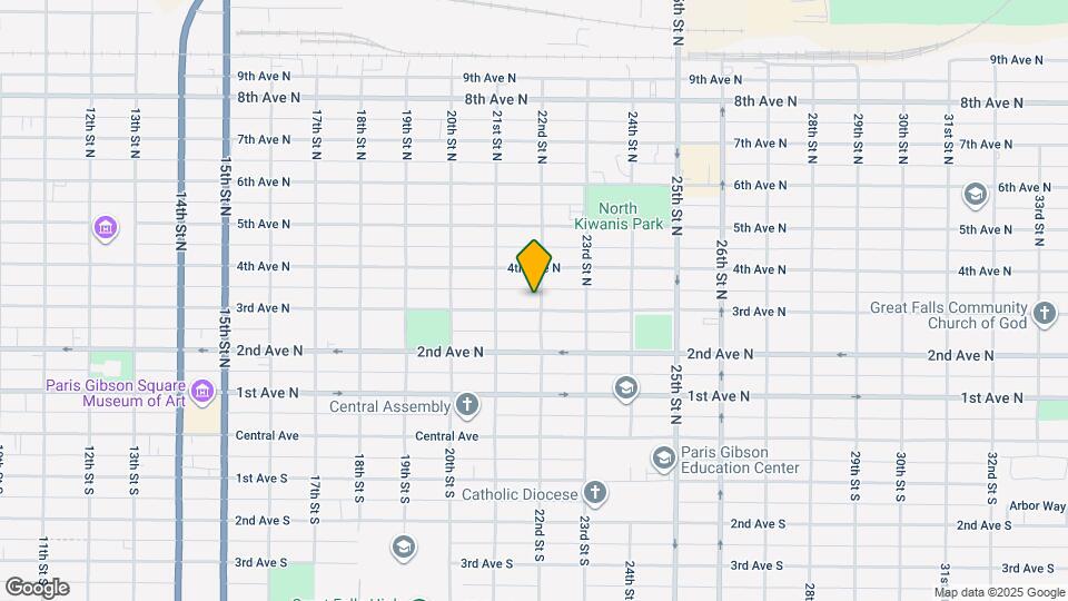 2127 3rd Ave N Map and Location Details