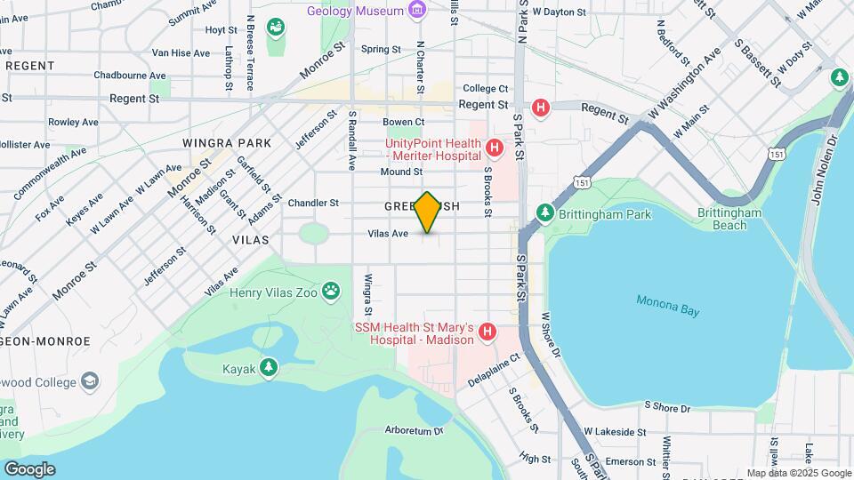 1135 Vilas Ave, Unit 1135 Map and Location Details