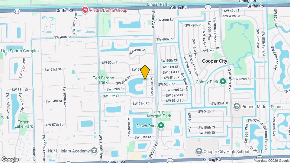 5131 SW 101st Terrace Mapa y Detalles de la Ubicación