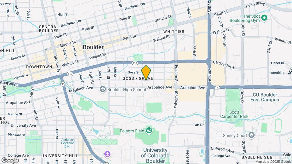 2118 Grove Cir, Unit 1 Map and Location Details