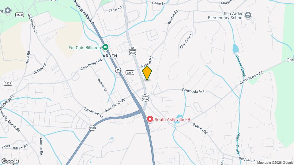 3970 Sweeten Creek Rd Map and Location Details