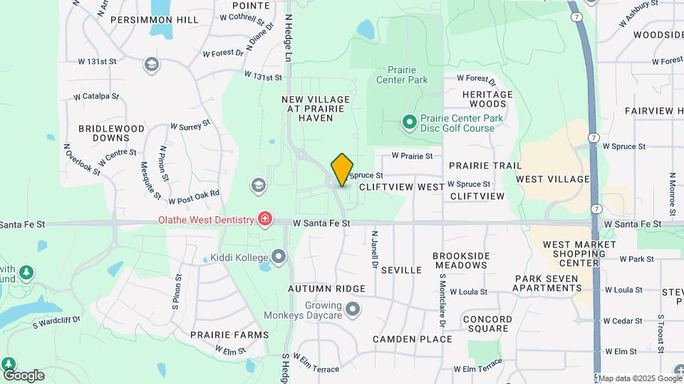 264 N Hedge Ln Map and Location Details