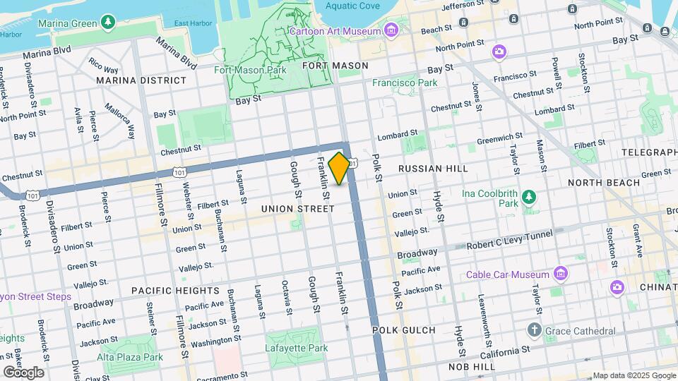 1545 Filbert St Map and Location Details