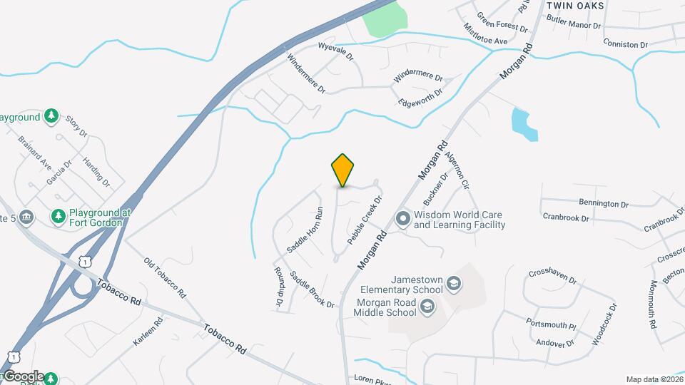 3549 Pebble Creek Dr Map and Location Details