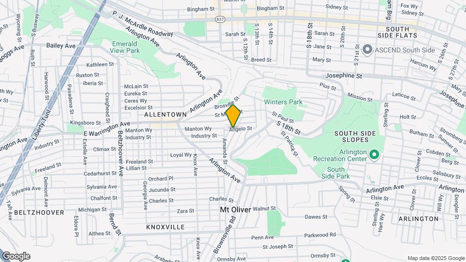 21 Mt Oliver St Map and Location Details