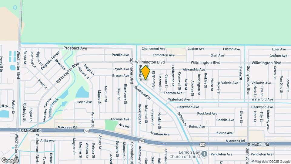 6192 Roberta Dr Map and Location Details