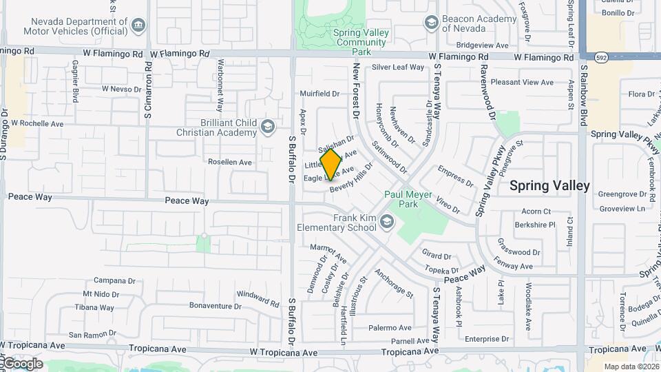 7680 Beverly Hills Dr Map and Location Details