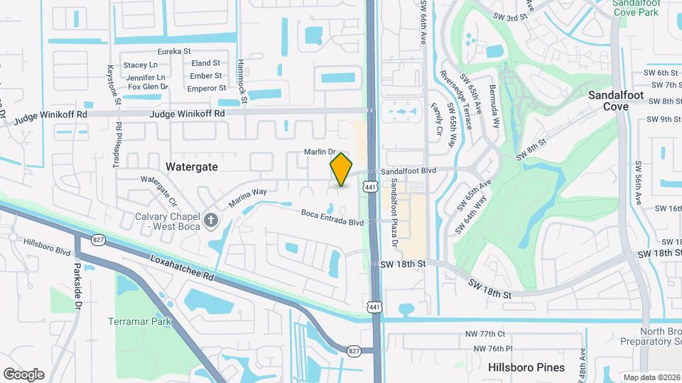 10127 Boca Bend E Map and Location Details