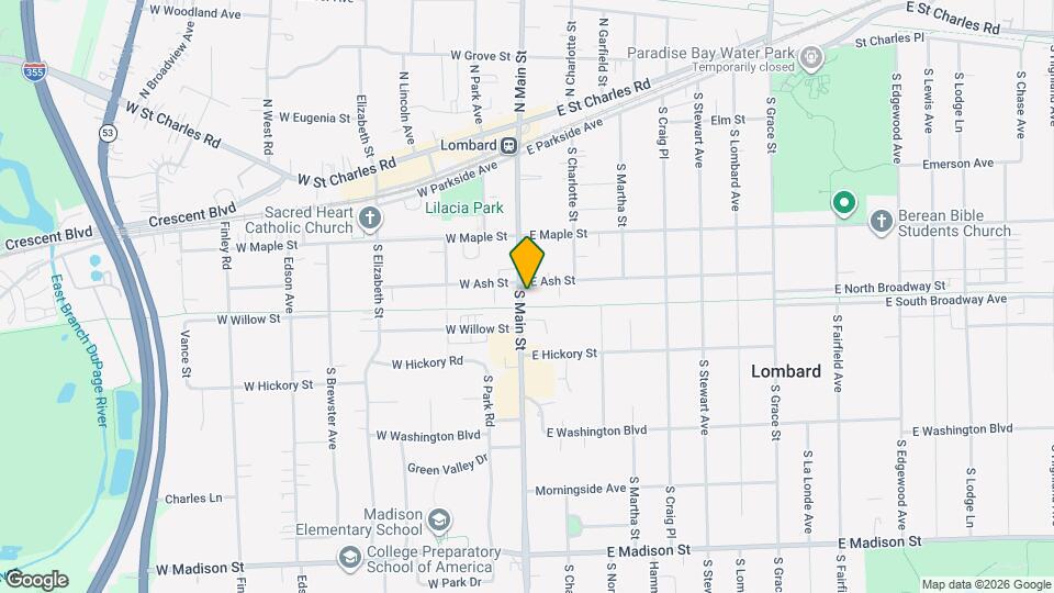 311-313 S Main St Map and Location Details