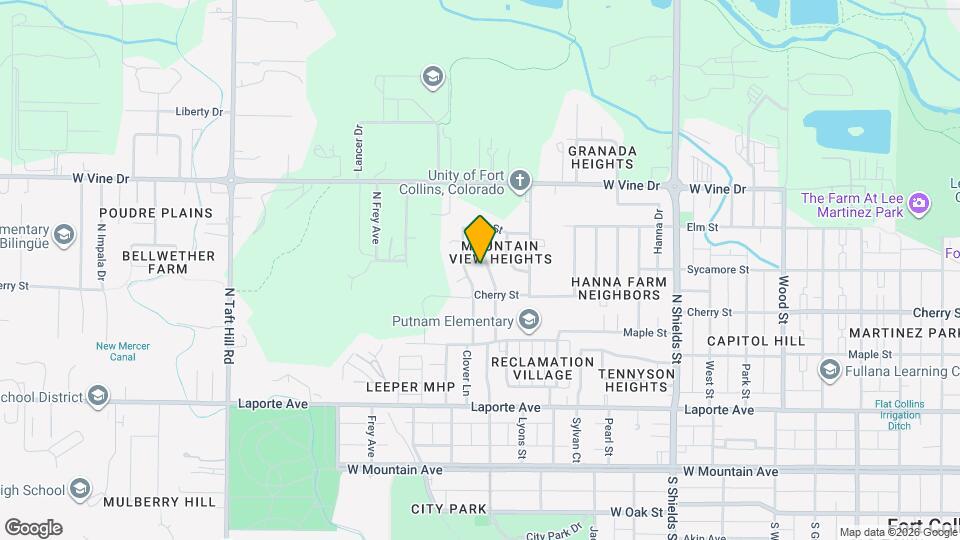 417 N Roosevelt Ave Map and Location Details