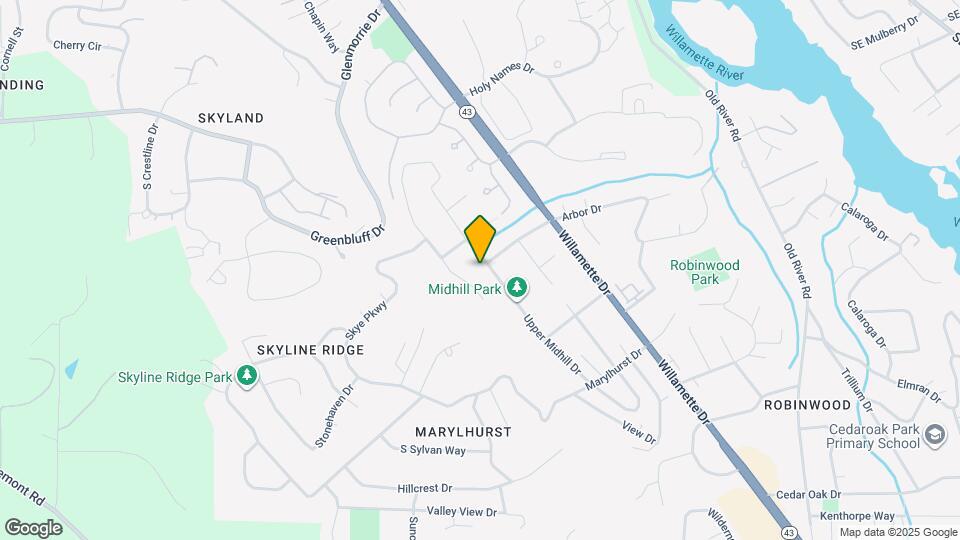 18308 Upper Midhill Dr Map and Location Details