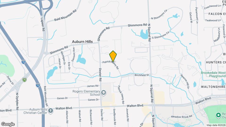 Auburn Hills Apartments Map and Location Details