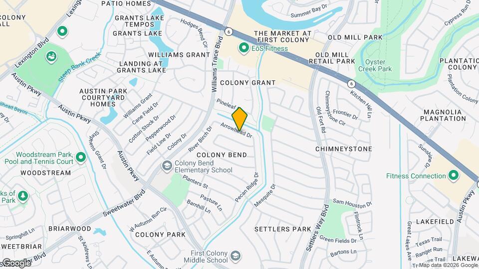 2914 Arrowhead Dr Map and Location Details