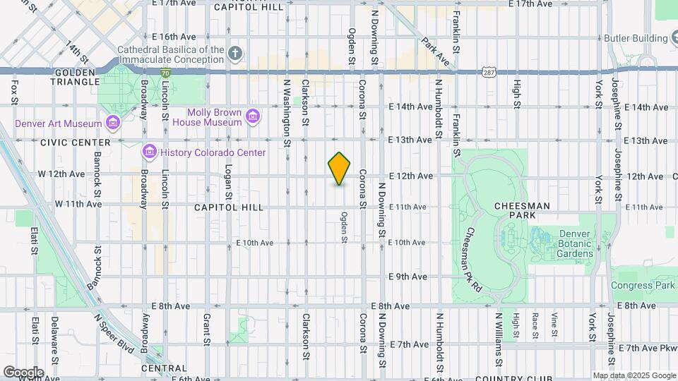 1145-1153 Ogden St Map and Location Details