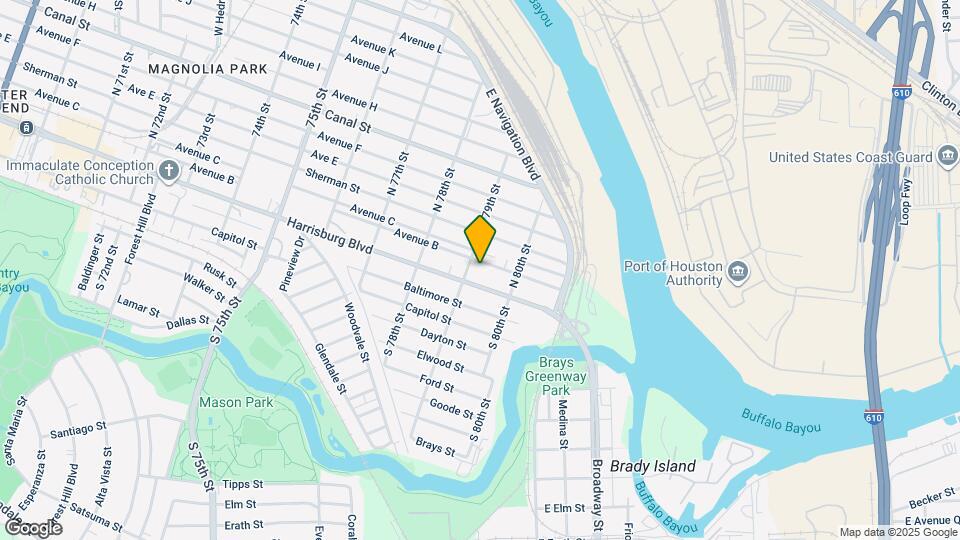 7910 Avenue B Map and Location Details