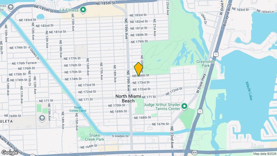 1980 NE 174th St Map and Location Details