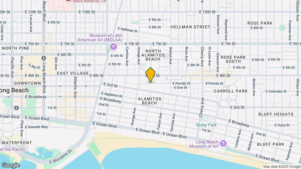 1320-1328 E Florida St Map and Location Details