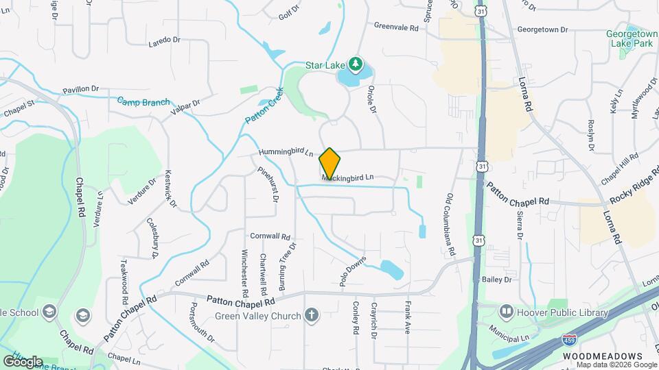 3228 Mockingbird Ln Map and Location Details