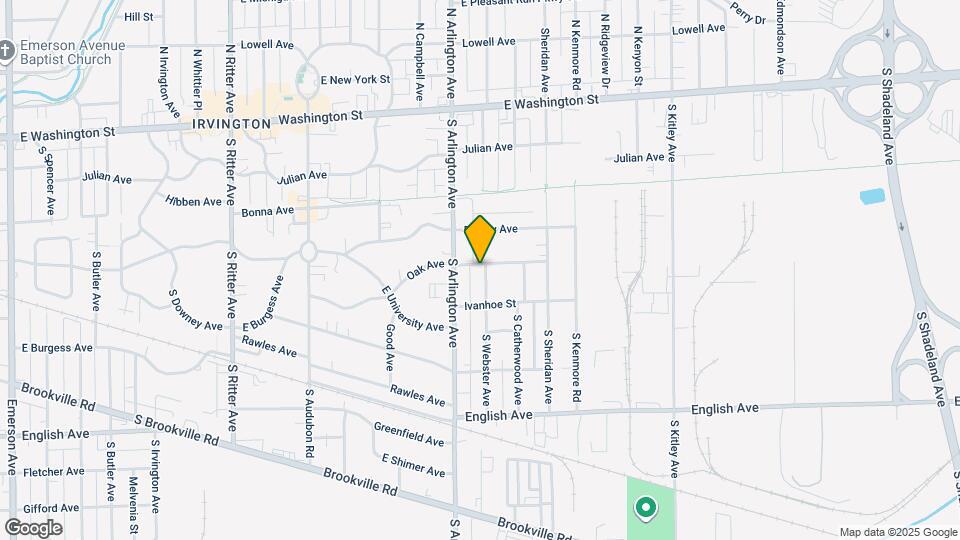 6019 Oak Ave Map and Location Details