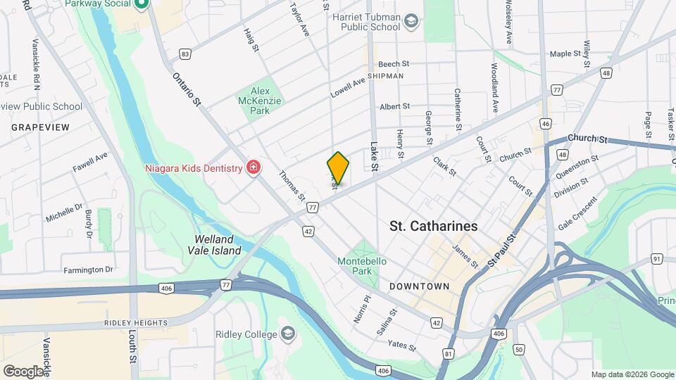 39 Welland Ave Map and Location Details