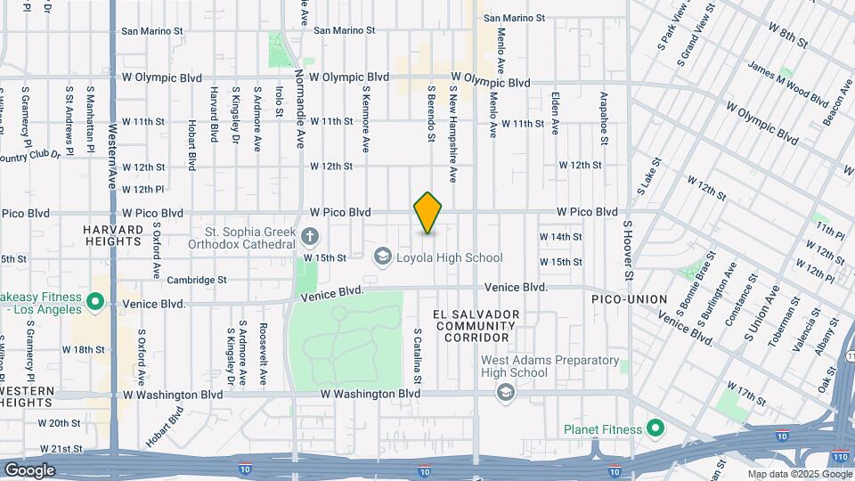 1405 S. Berendo Street Mapa y Detalles de la Ubicación