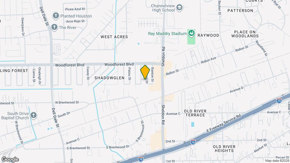 721 Champs St Mapa y Detalles de la Ubicación