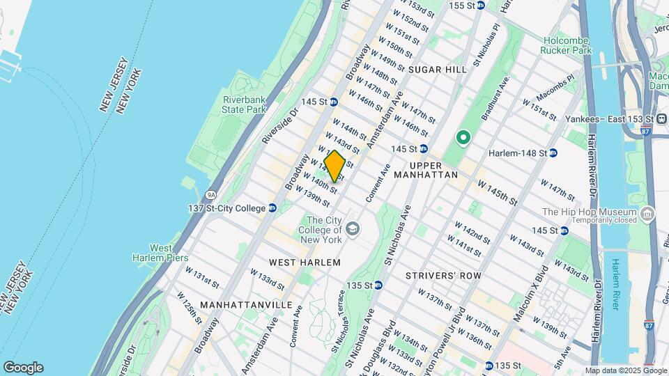 503 W 140th St Map and Location Details
