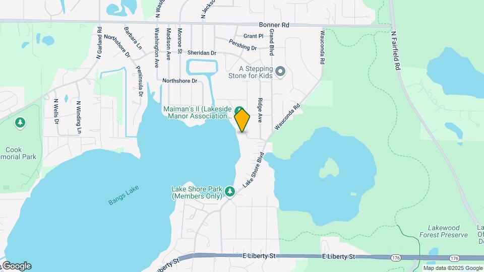 703 Lake Shore Dr Map and Location Details