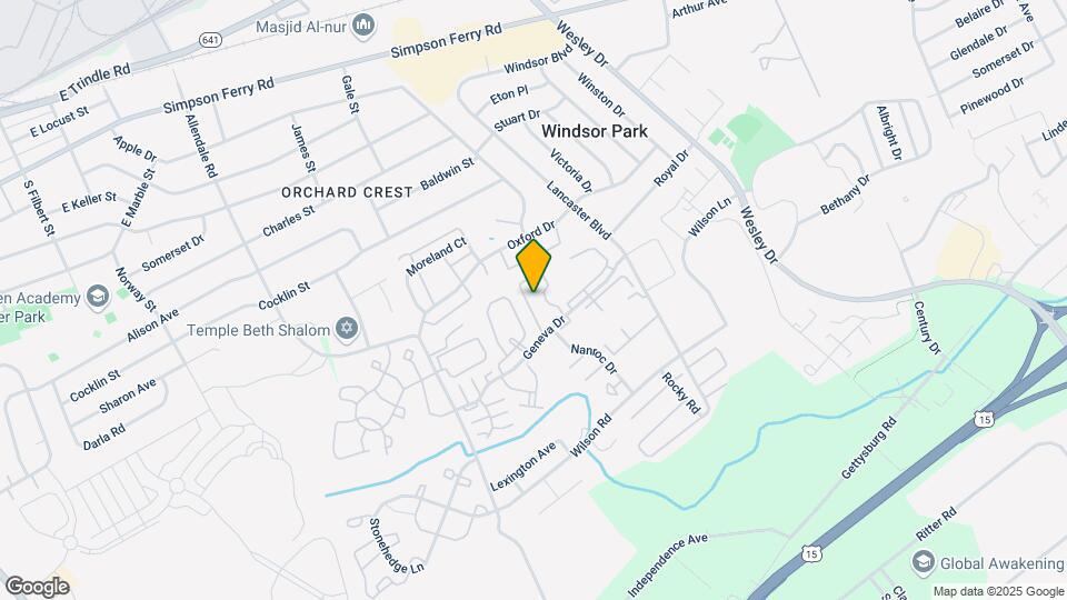 593 Geneva Dr, Unit 22 Map and Location Details