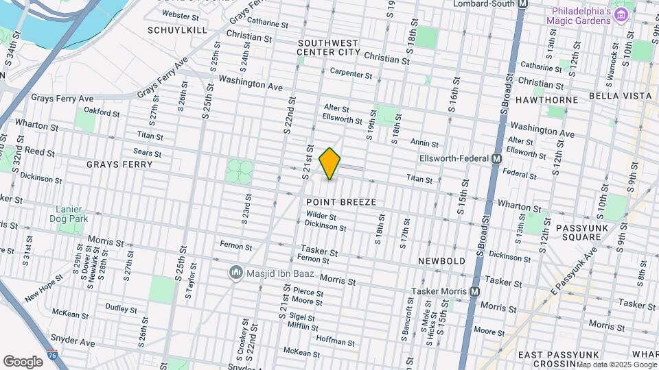 1317 S Woodstock St Map and Location Details