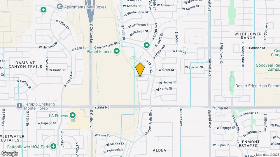 16776 W Hadley St Map and Location Details