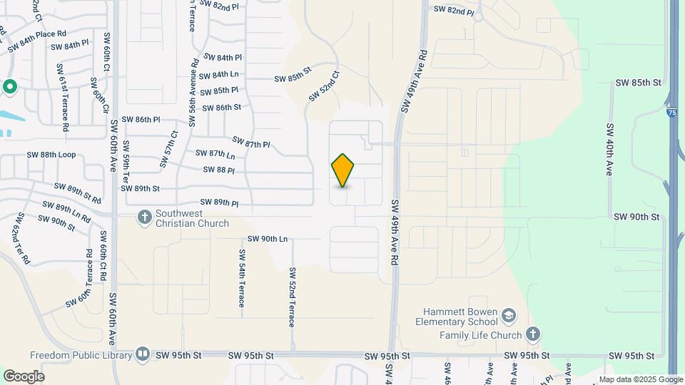 8904 SW 50th Ter Map and Location Details