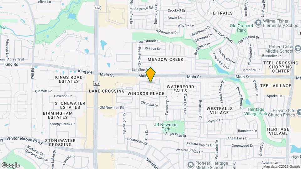 1101 Knightsbridge Dr Map and Location Details