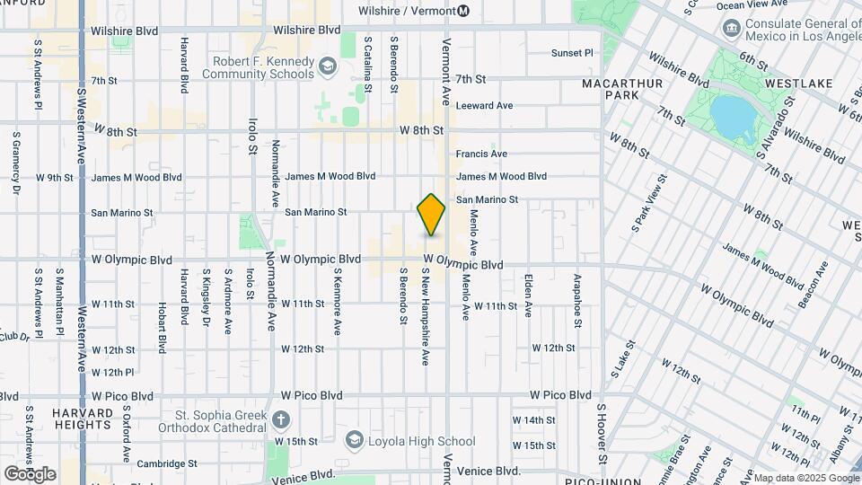 982 S New Hampshire Ave Map and Location Details