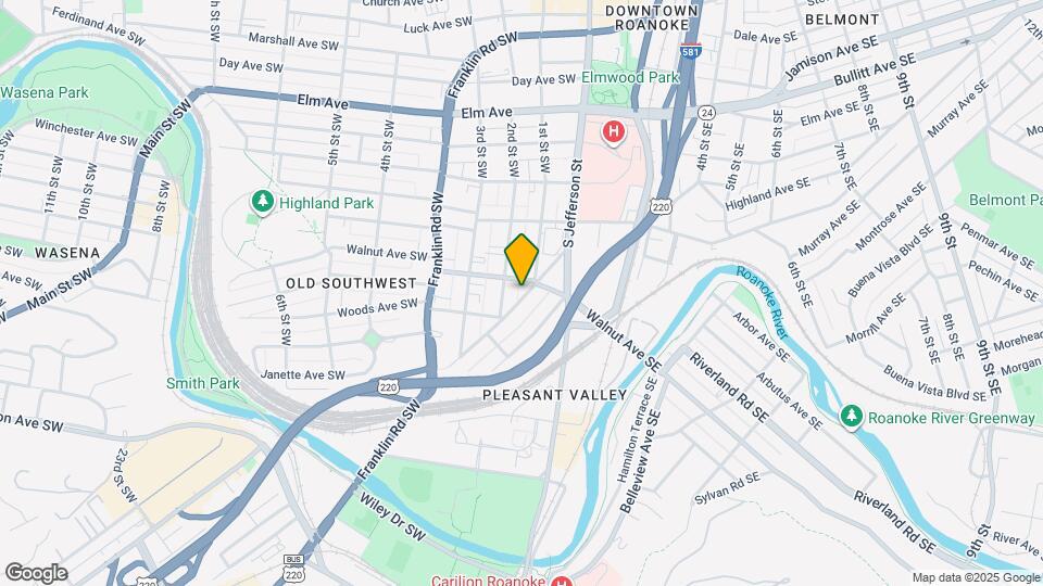 1313 Maple Ave SW Mapa y Detalles de la Ubicación