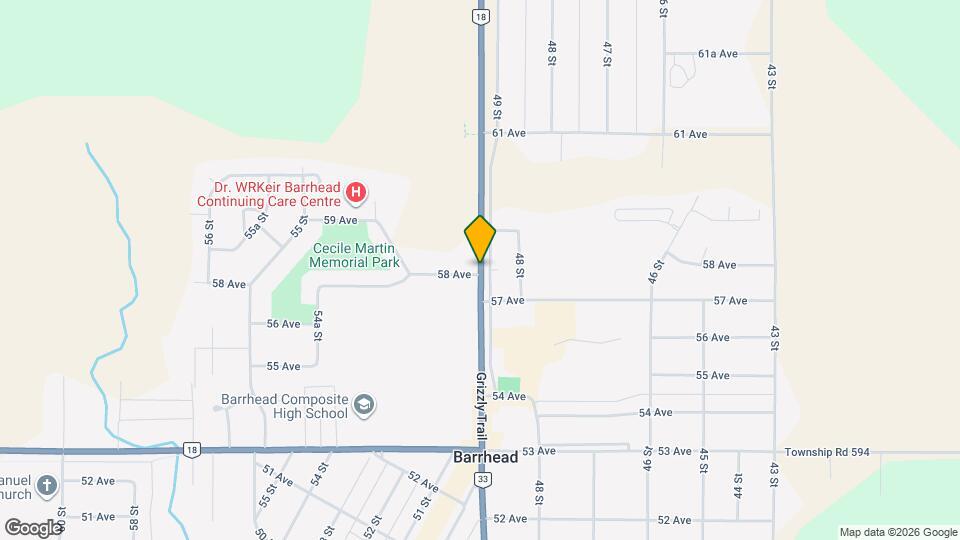 5808-5849 49 St Map and Location Details