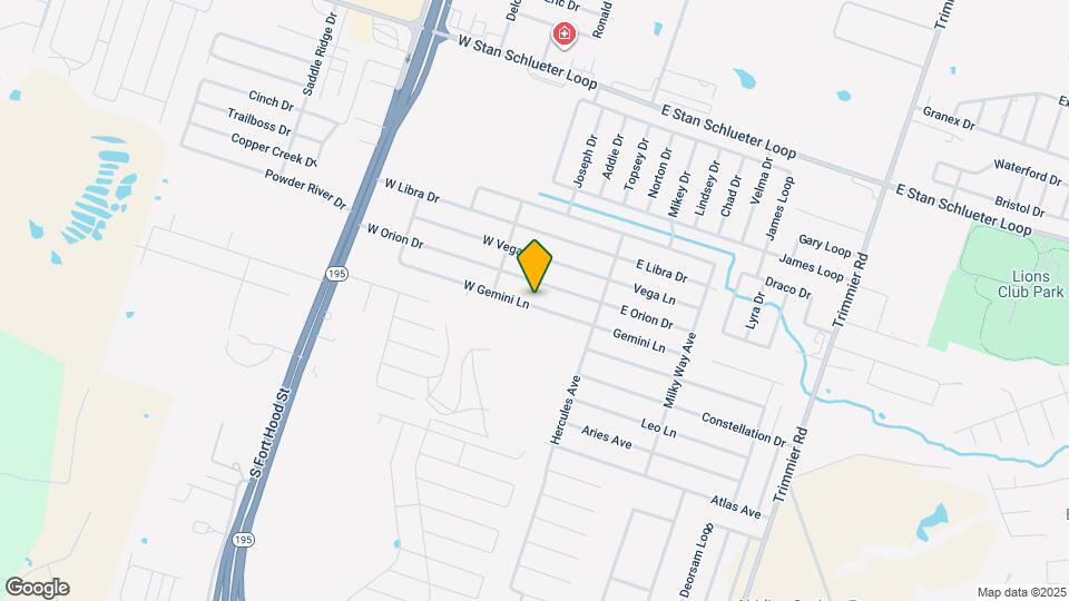 303 Gemini Ln Map and Location Details