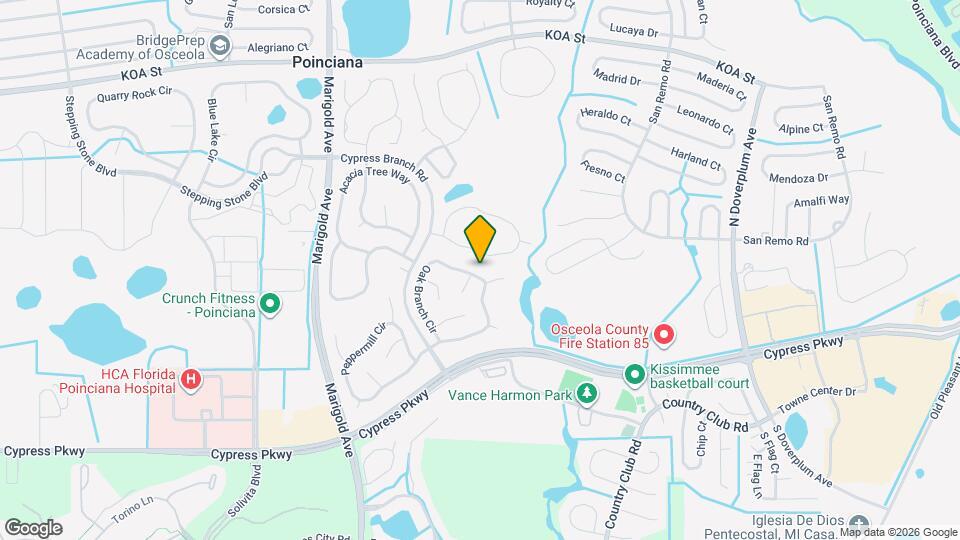 540 Oak Branch Cir Map and Location Details