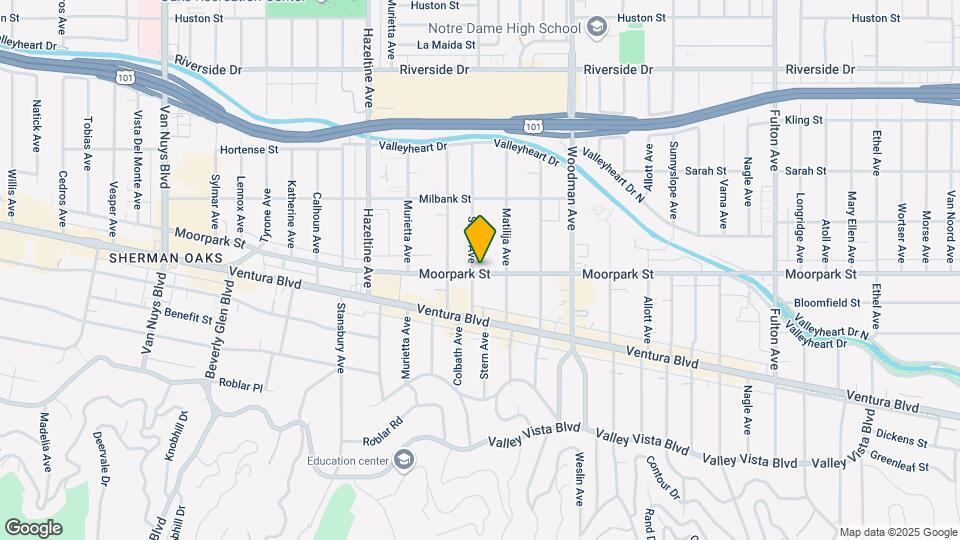 4404 Stern Ave Map and Location Details