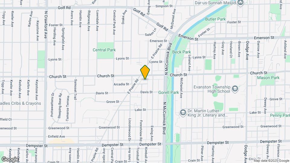 3408 Arcadia St Map and Location Details