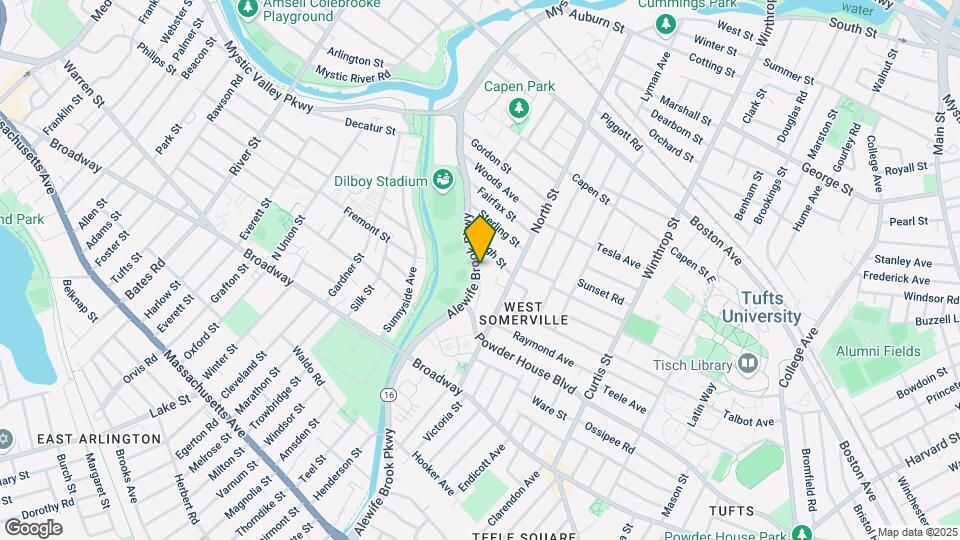 301 Alewife Brook Pkwy Map and Location Details