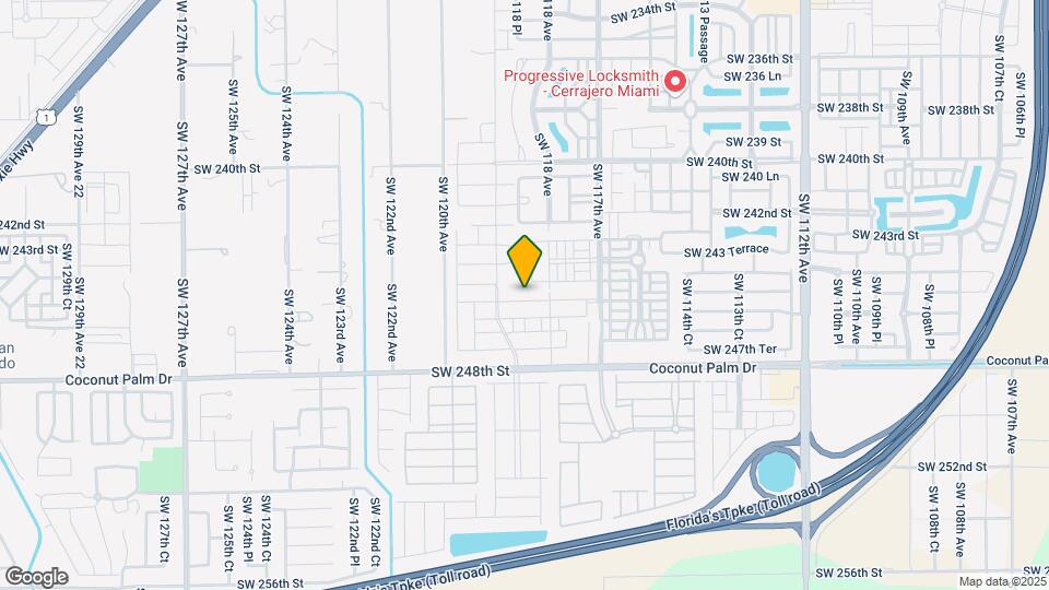 11837 SW 245 Ter Mapa y Detalles de la Ubicación
