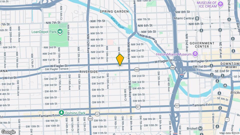 55 SW 9th Ave Map and Location Details