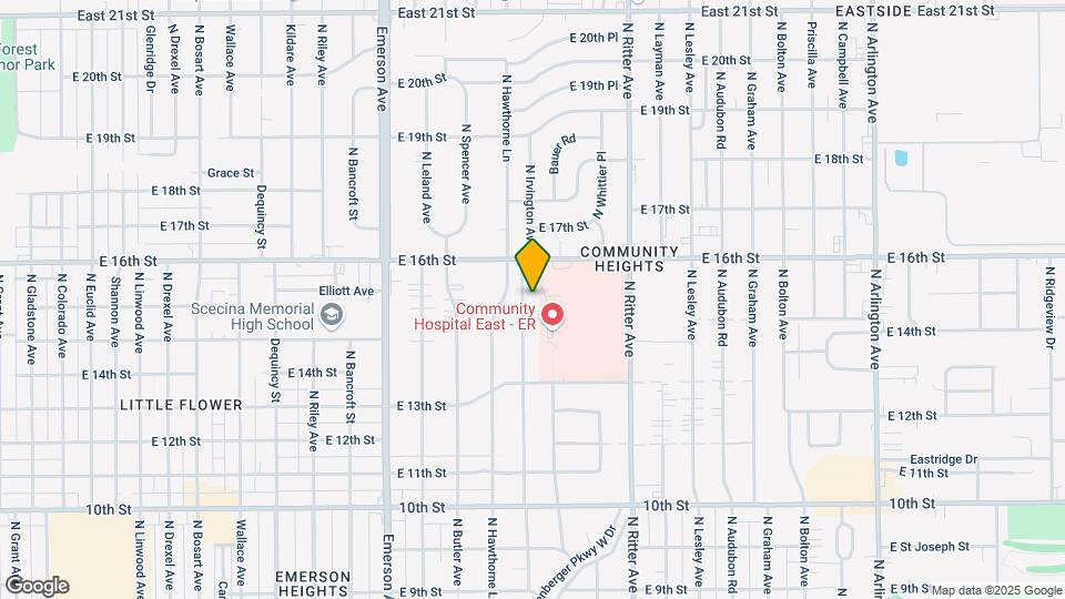 1531 N Downey Ave Map and Location Details