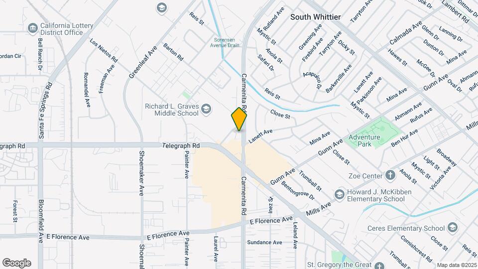10057 Carmenita Rd Map and Location Details
