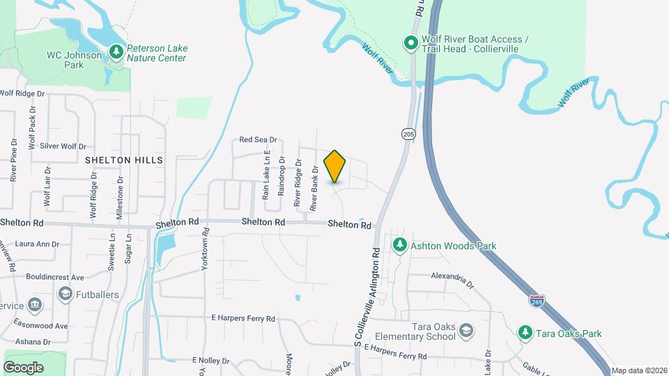 1302 Belfair Dr Map and Location Details