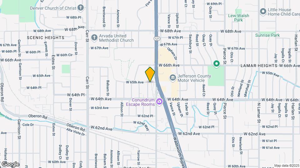 7660 W 65th Ave Map and Location Details