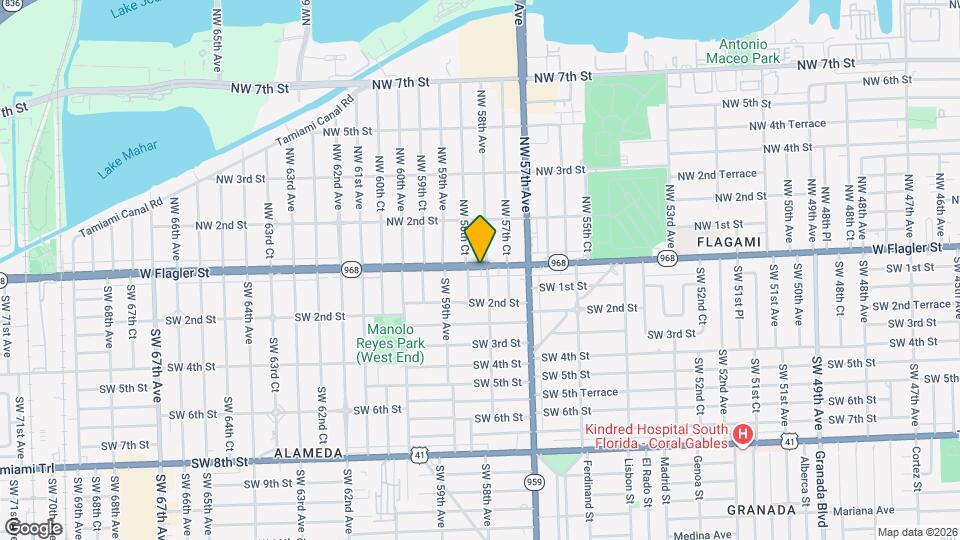 5810 W Flagler St Map and Location Details