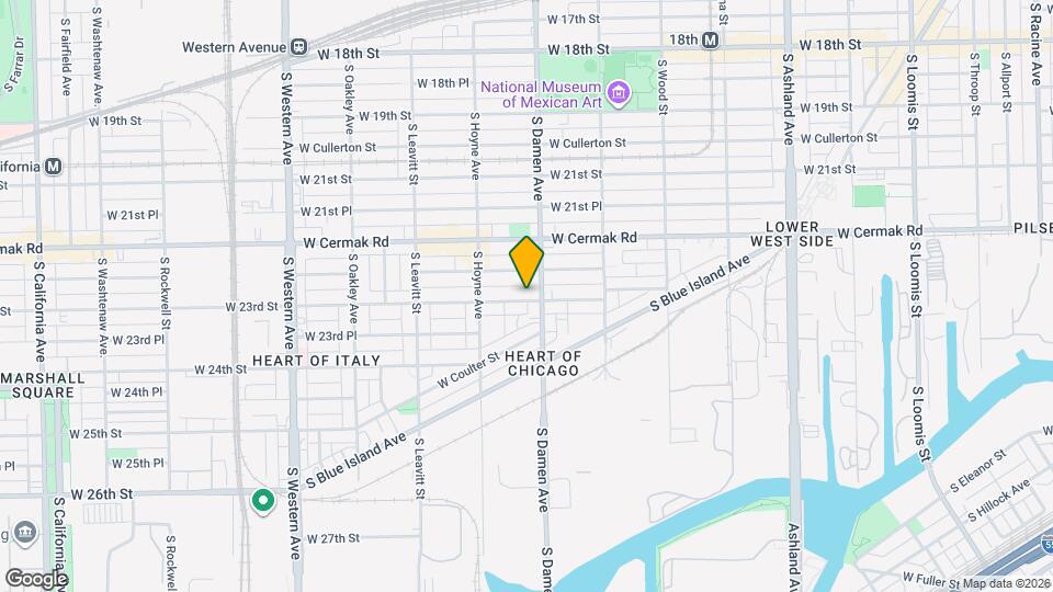 2012 W 23rd St, Unit 2nd Floor Map and Location Details